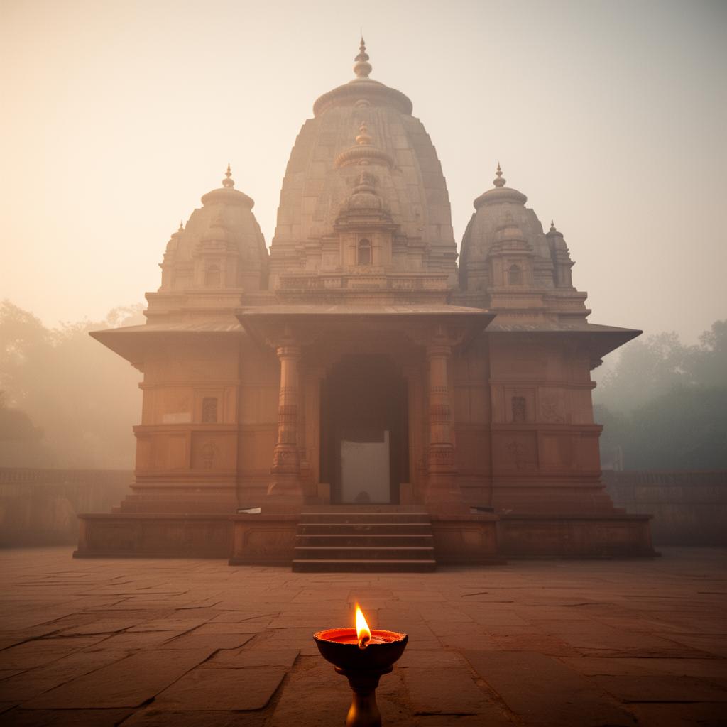 Mangalnath Temple, Ujjain — riverside view
